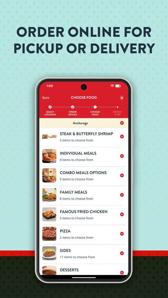 golden corral app screenshot 2